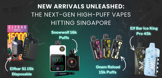 Fresh Drop: The Top 5 New Vapes Taking Singapore by Storm (2026 Edition)