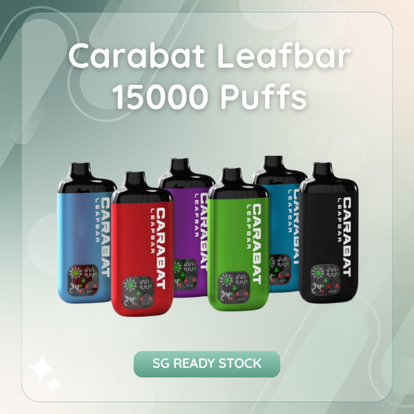 Carabat Leafbar 15000 Puffs Disposable Vape Pod with Smart LED Screen Display