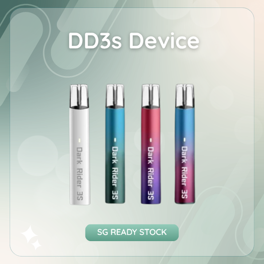 DD3s Pod Device in matte finish with glowing LED indicator light