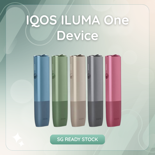 IQOS ILUMA ONE all in one device front view showing sleek compact design