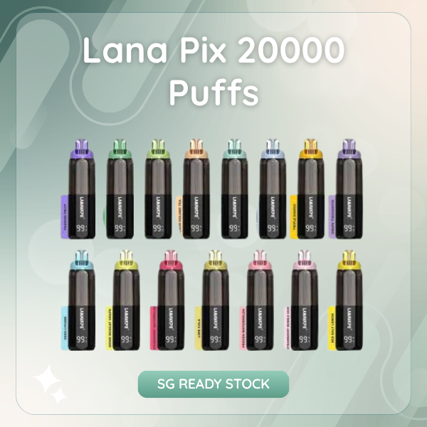 Lana Pix 20000 Puffs Disposable Vape with smart LED battery display screen