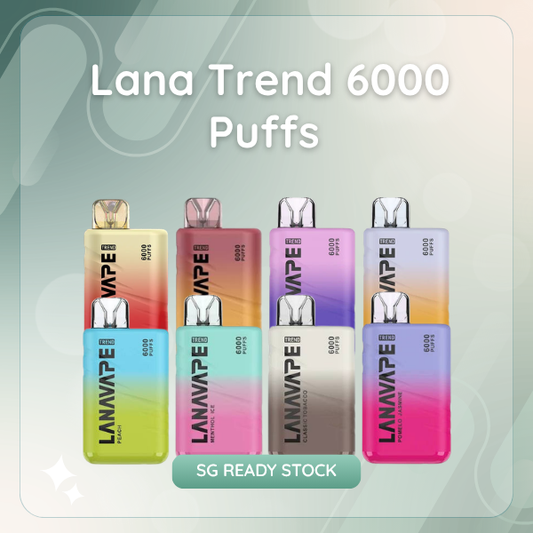 Lana Trend 6000 Puffs disposable vape device front view
