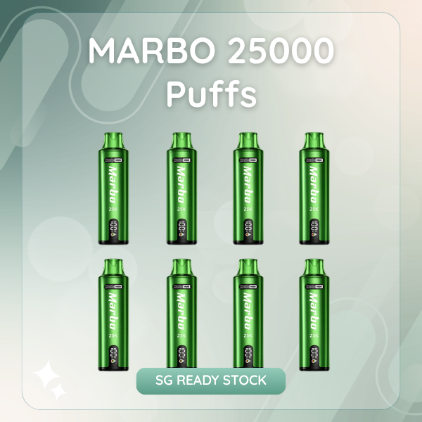 Marbo 25000 Puffs Disposable Vape Device with Smart HD Screen Display
