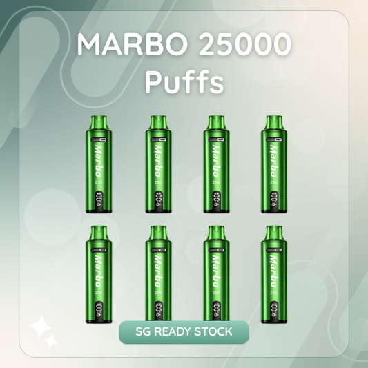 Marbo 25000 Puffs Disposable Vape Device with Smart HD Screen Display