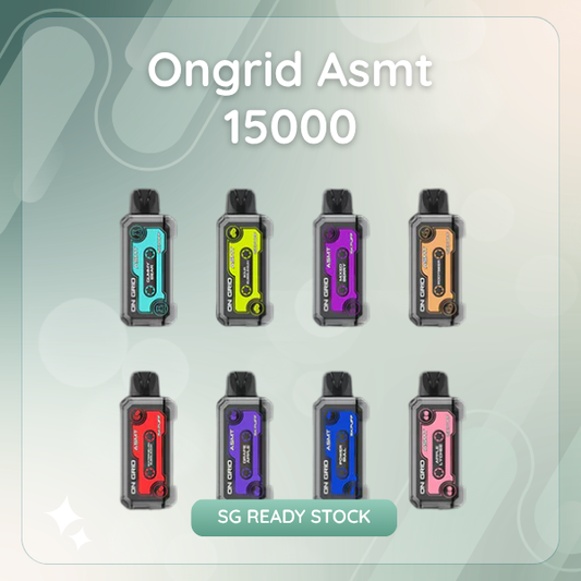 Ongrid Asmt 15000 Puffs disposable vape device with smart display screen