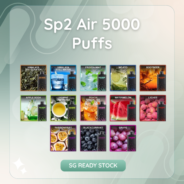 SP2 Air 5000 Puffs Disposable Vape Pod with Adjustable Airflow Control