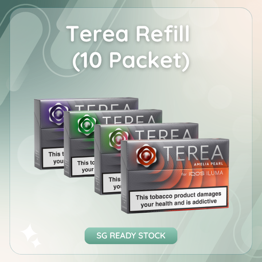 Terea Refill pack displayed alongside IQOS ILUMA device